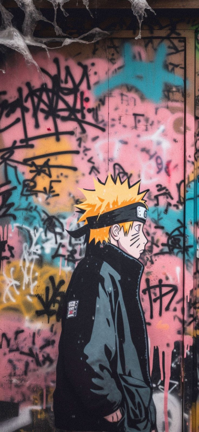 Naruto x Banksy Aesthetic Art Wallpapers - Street Art Wallpapers