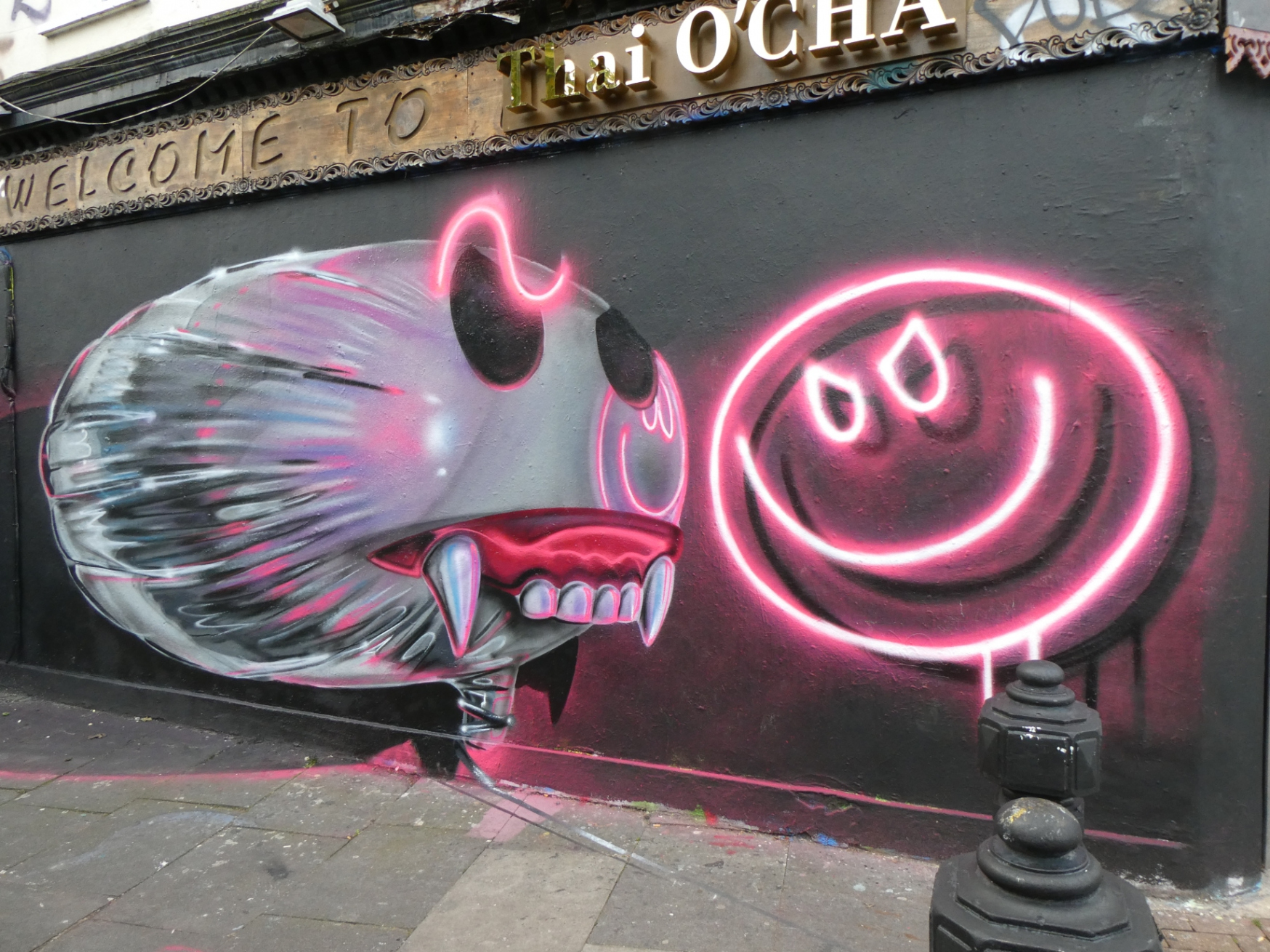 New Fanakapan Halloween Street Art in Brick Lane  London Calling Blog