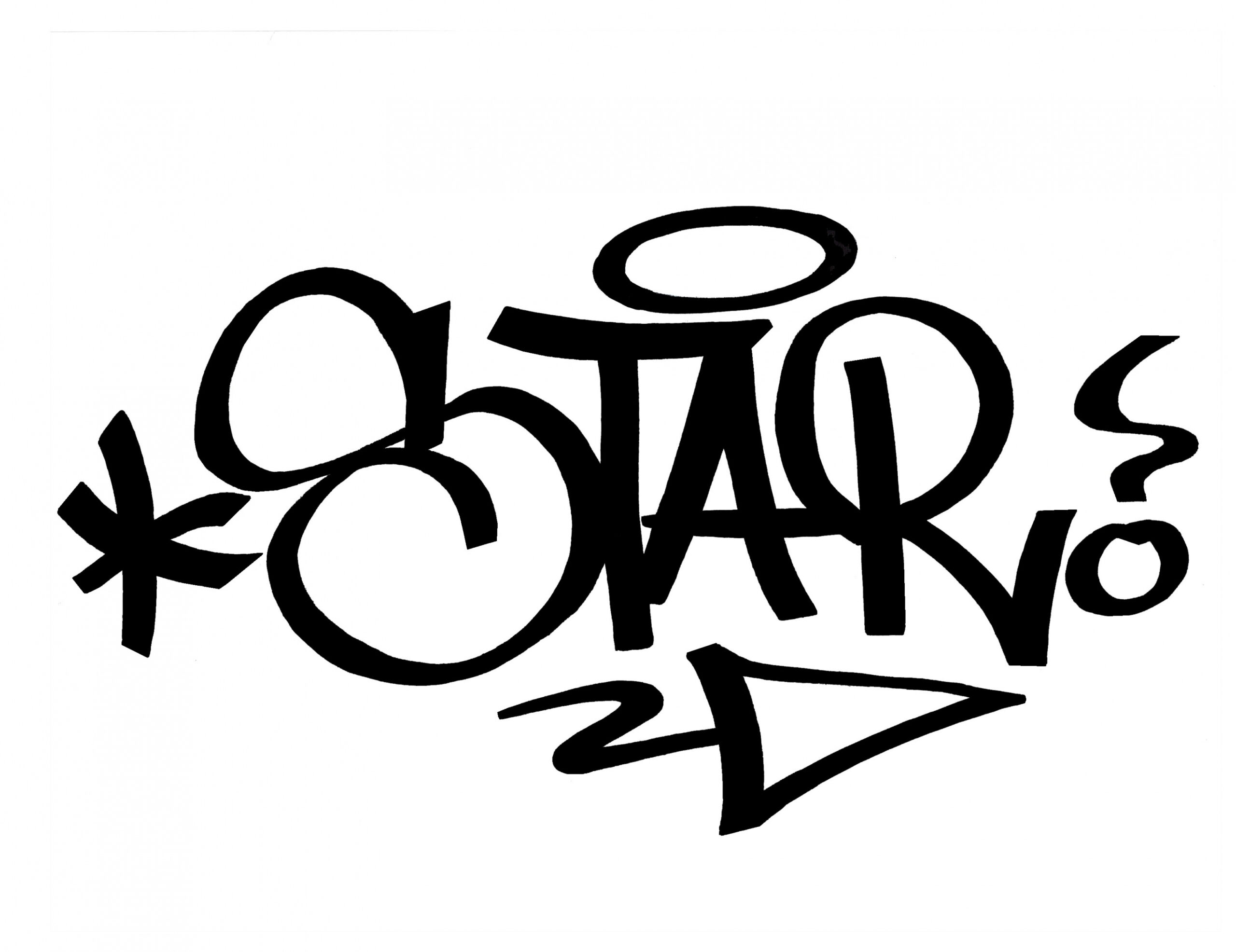 NEW TAG, *STAR!  graffiti diplomacy