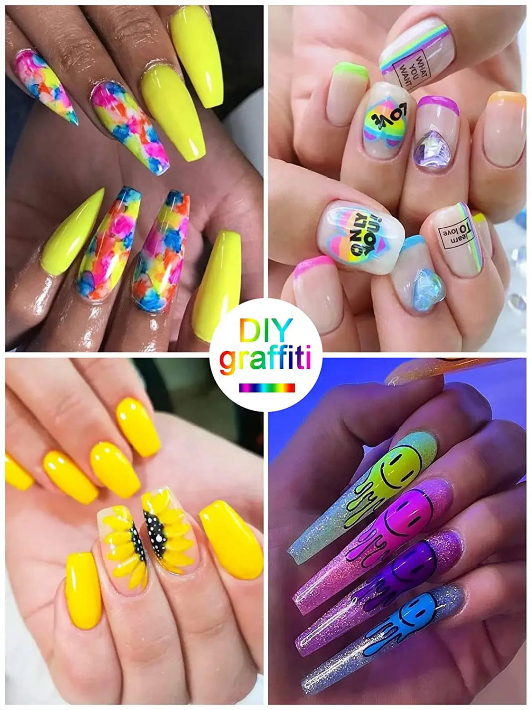 Pc Nail art Graffiti Acryl Pen UV Gel Polnischen Design Dot Malerei  Zeichnung Abstrakte Liner Pinsel D DIY Nagel maniküre Werkzeuge