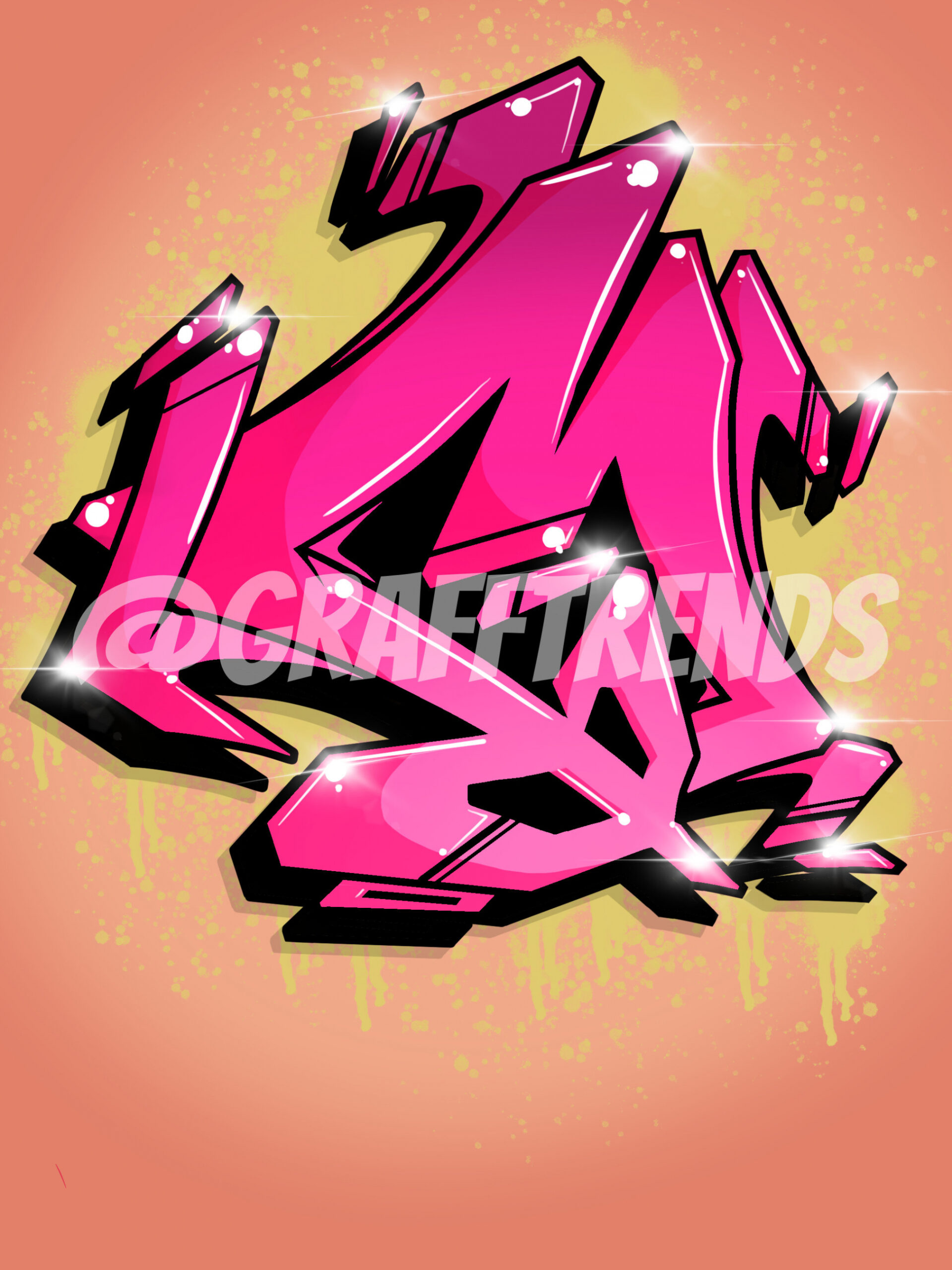 Personalized Graffiti iPhone Wallpaper Lock Screen - Etsy