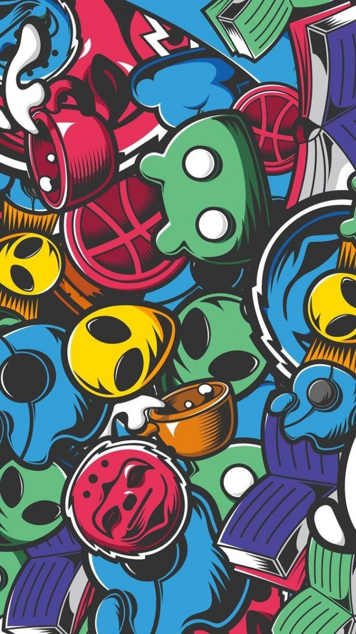 ✎ phone wallpaper  Graffiti wallpaper iphone, Art wallpaper