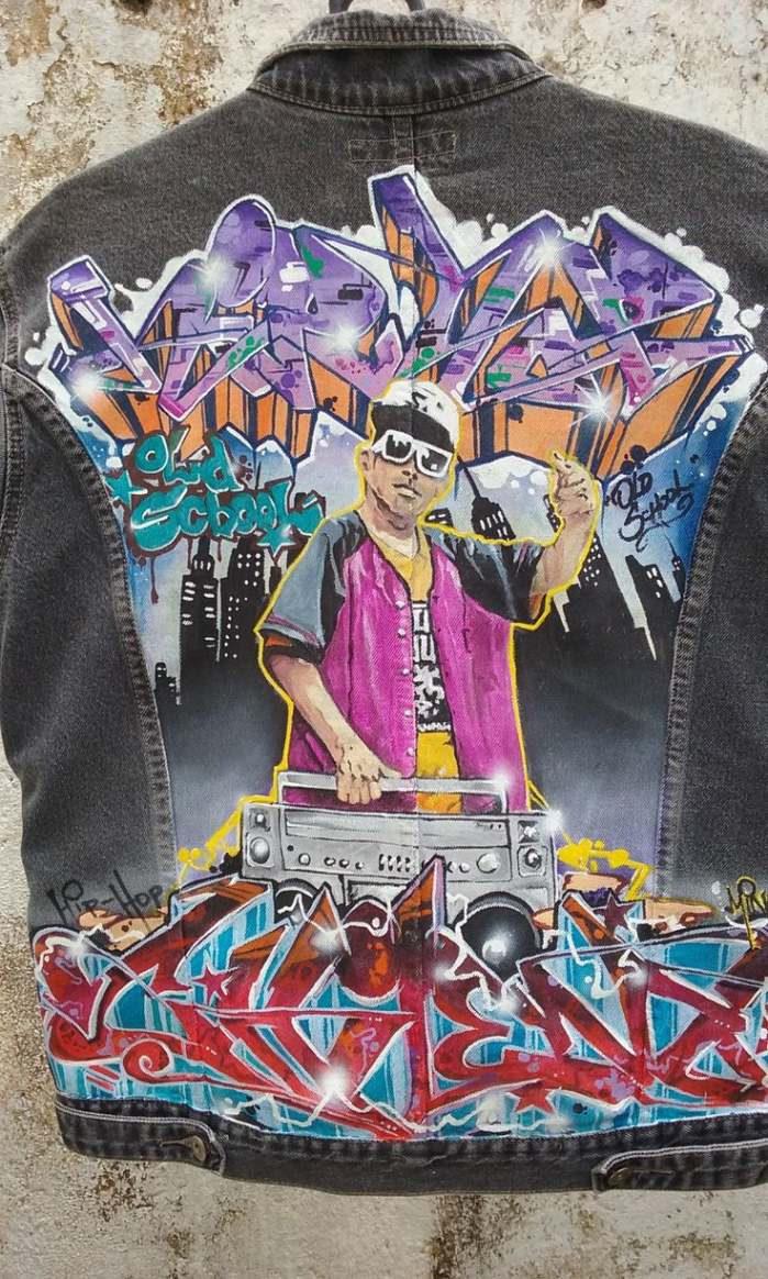 Pin by georgesantiago on Custom jackets  Graffiti style art