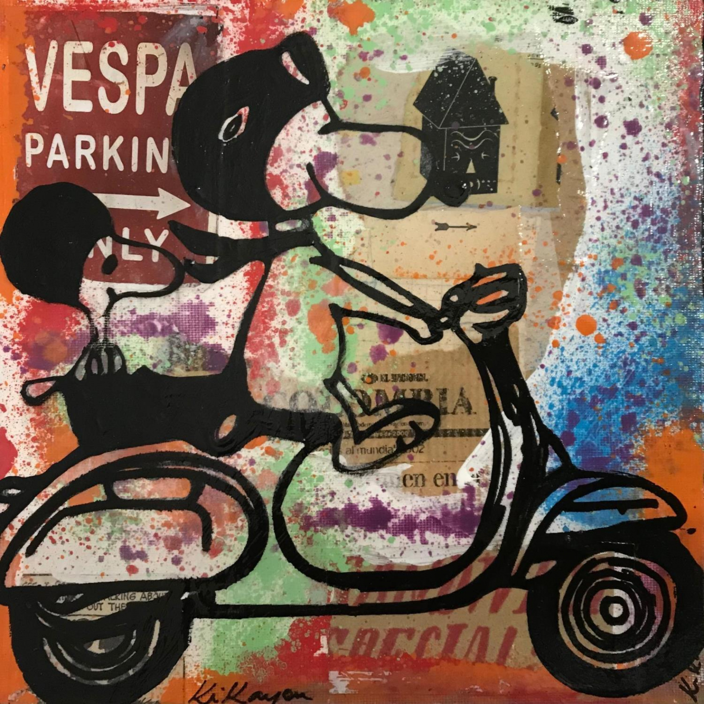 Snoopy vespa