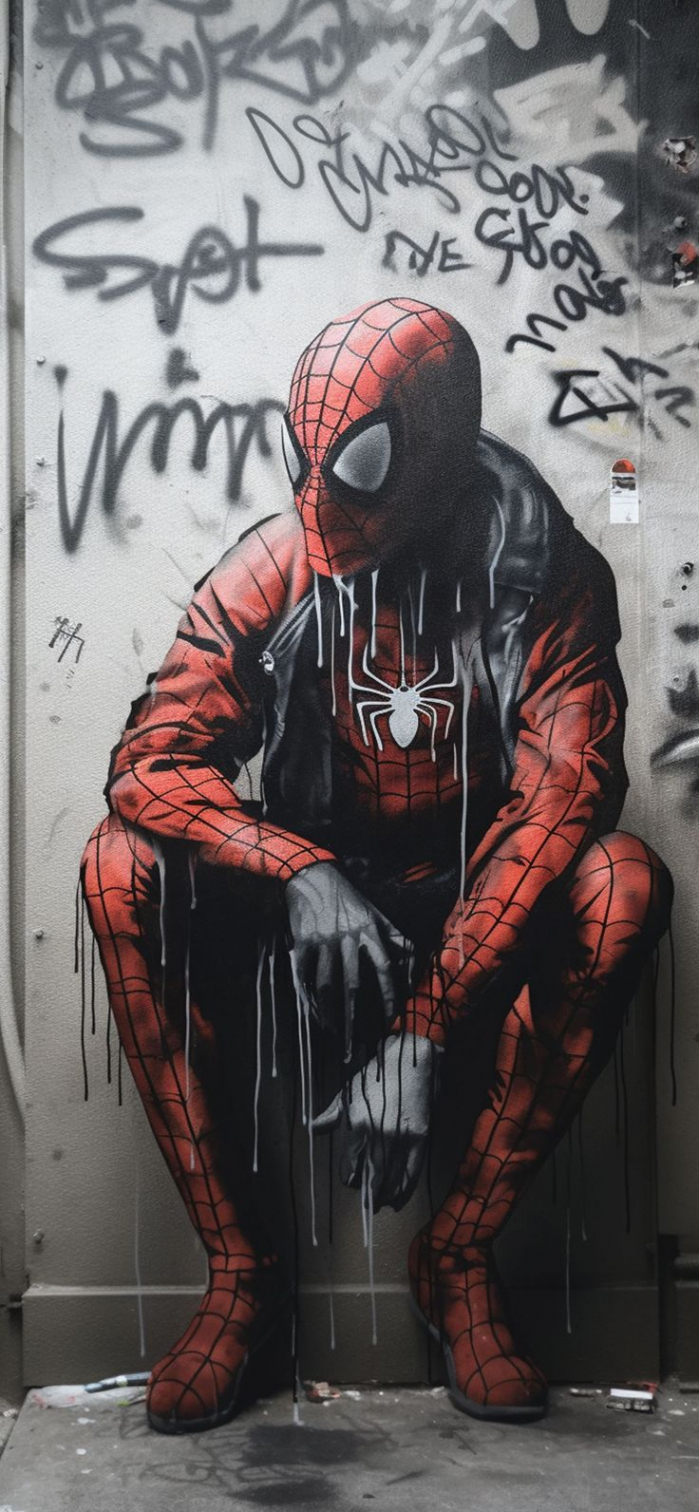 Spider-Man Street Art Wallpapers - Spider-Man Wallpapers iPhone in