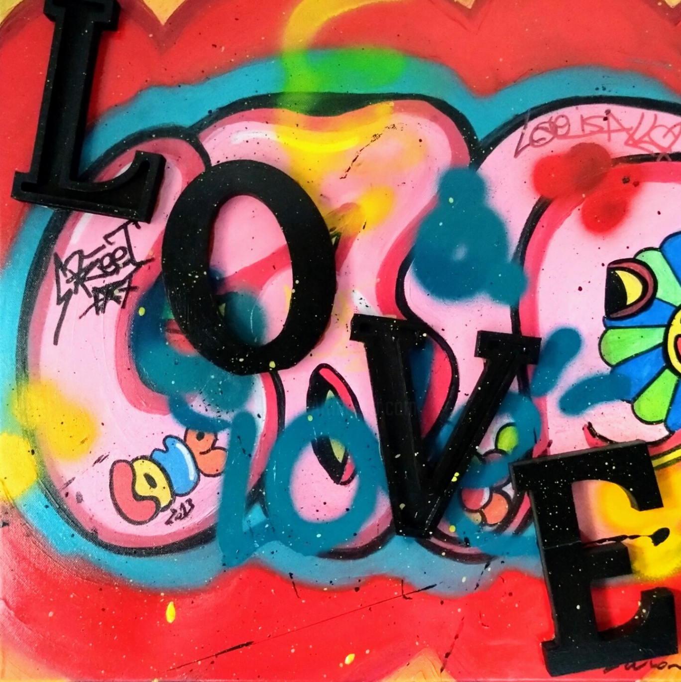 Street art "Love"