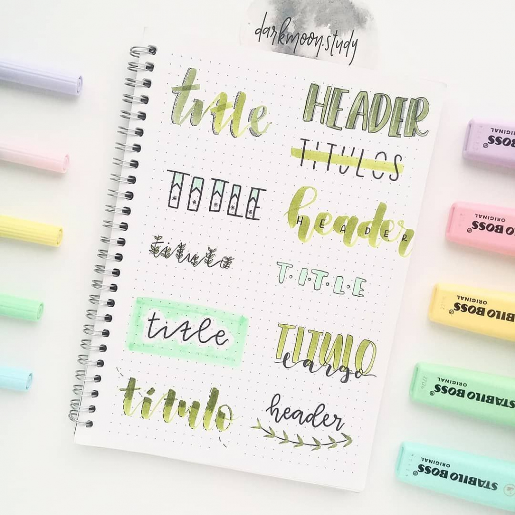 🌙Study&JournalByAmaris🌙 on Instagram: “Header ideas in GREEN