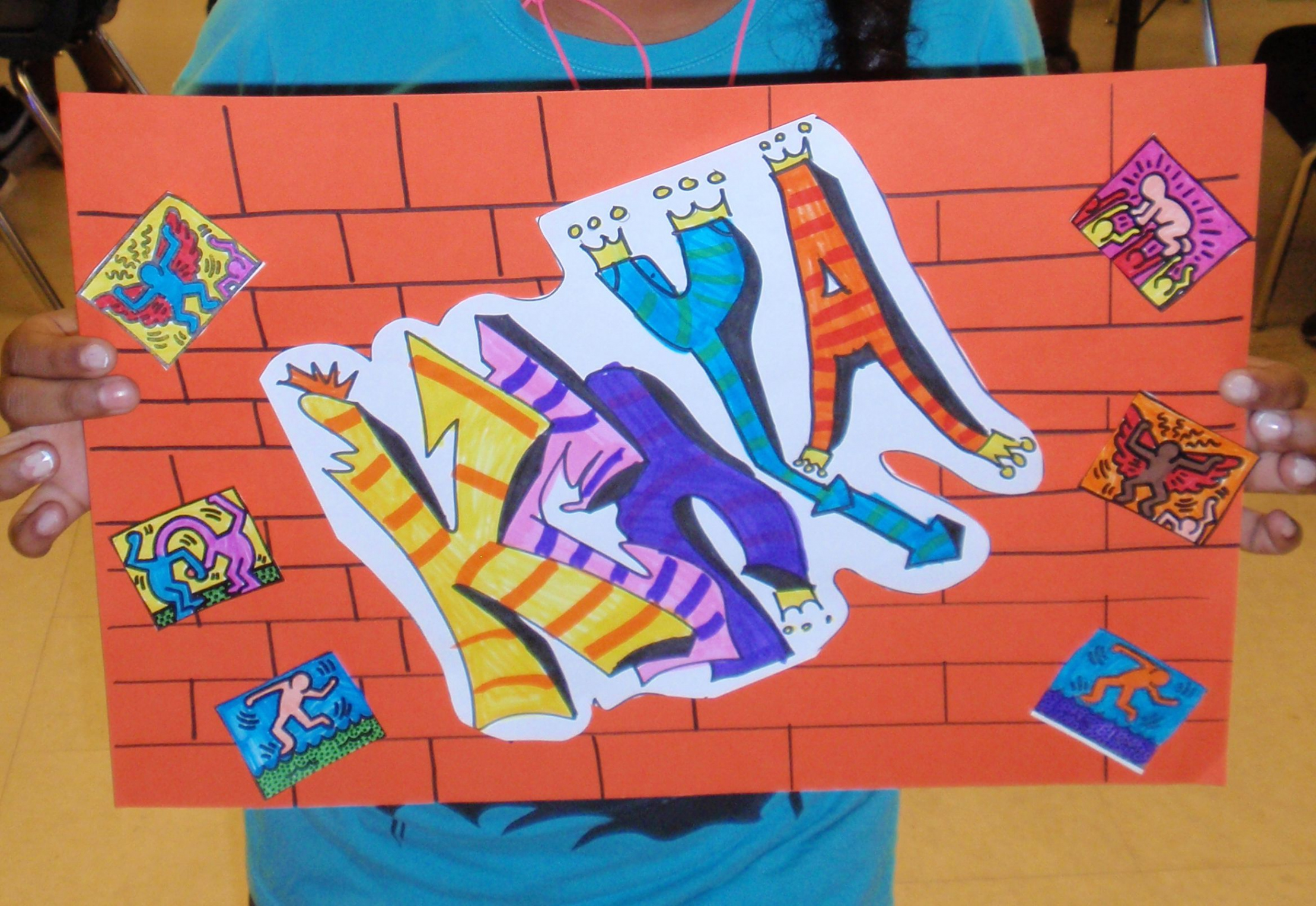 Teaching Graffiti Art!  Haring art, Graffiti art, Graffiti