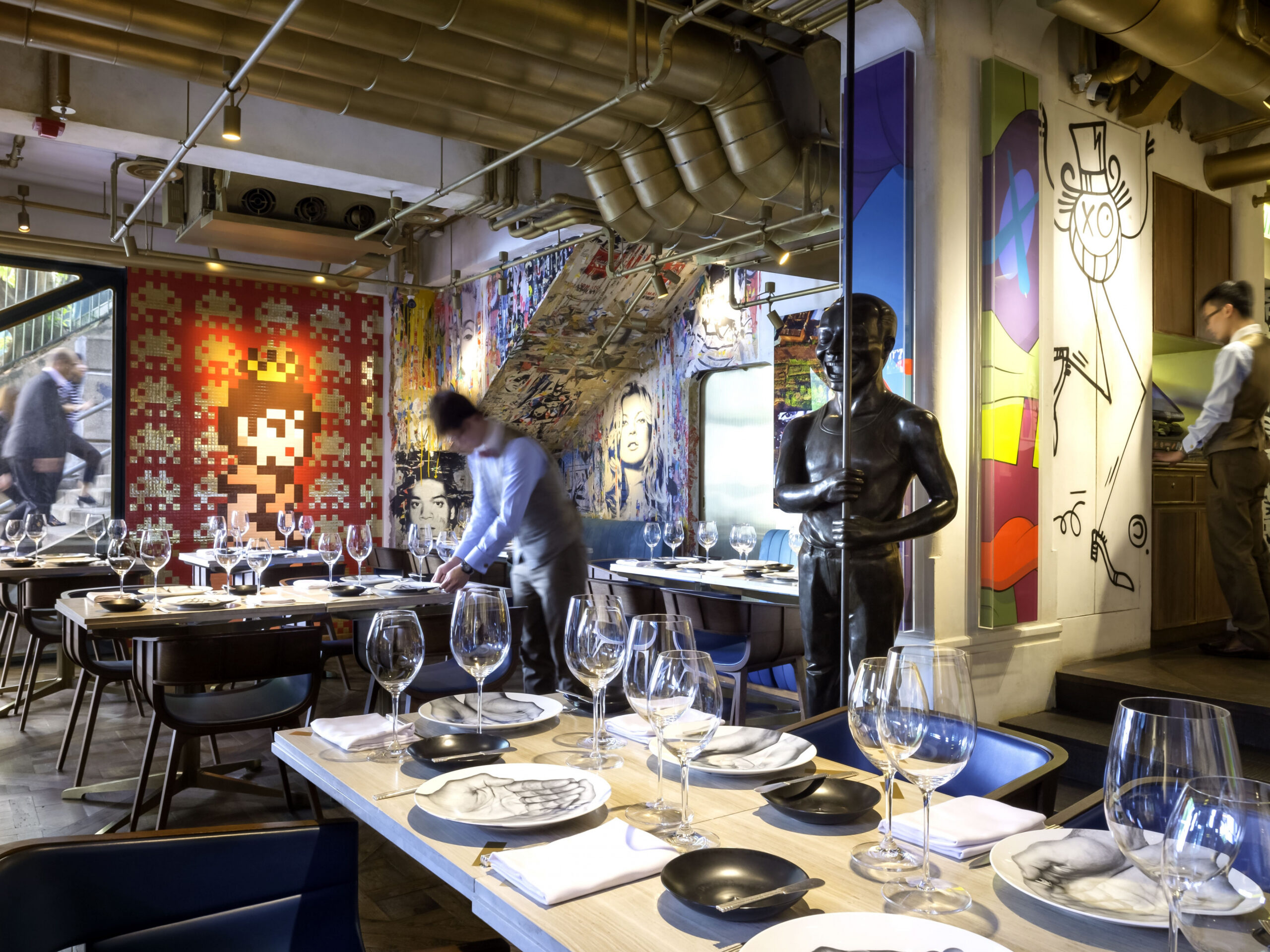 These  Restaurants Feature Amazing Art by the Likes of Banksy