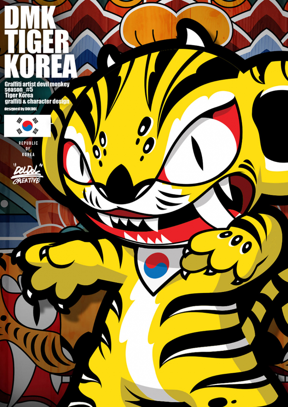 TIGER KOREA-Graffiti artist devil monkey DMK # on Behance