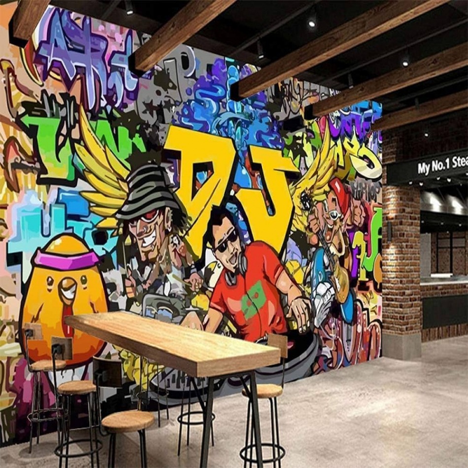 Wall Pictures D Wallpaper Modern Street Cartoon Letters Graffiti