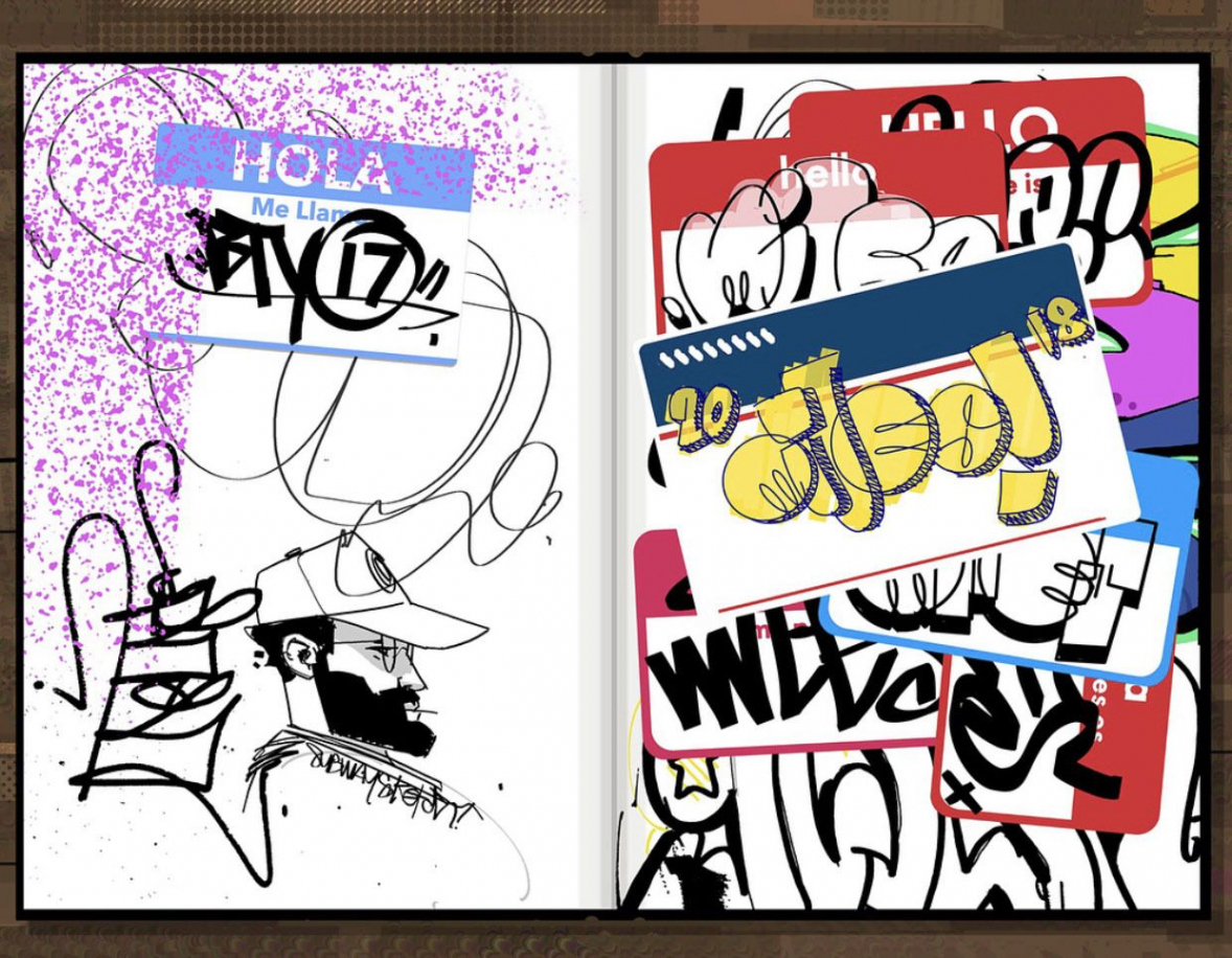 Well, Going Here is an Option  Sketch book, Graffiti lettering