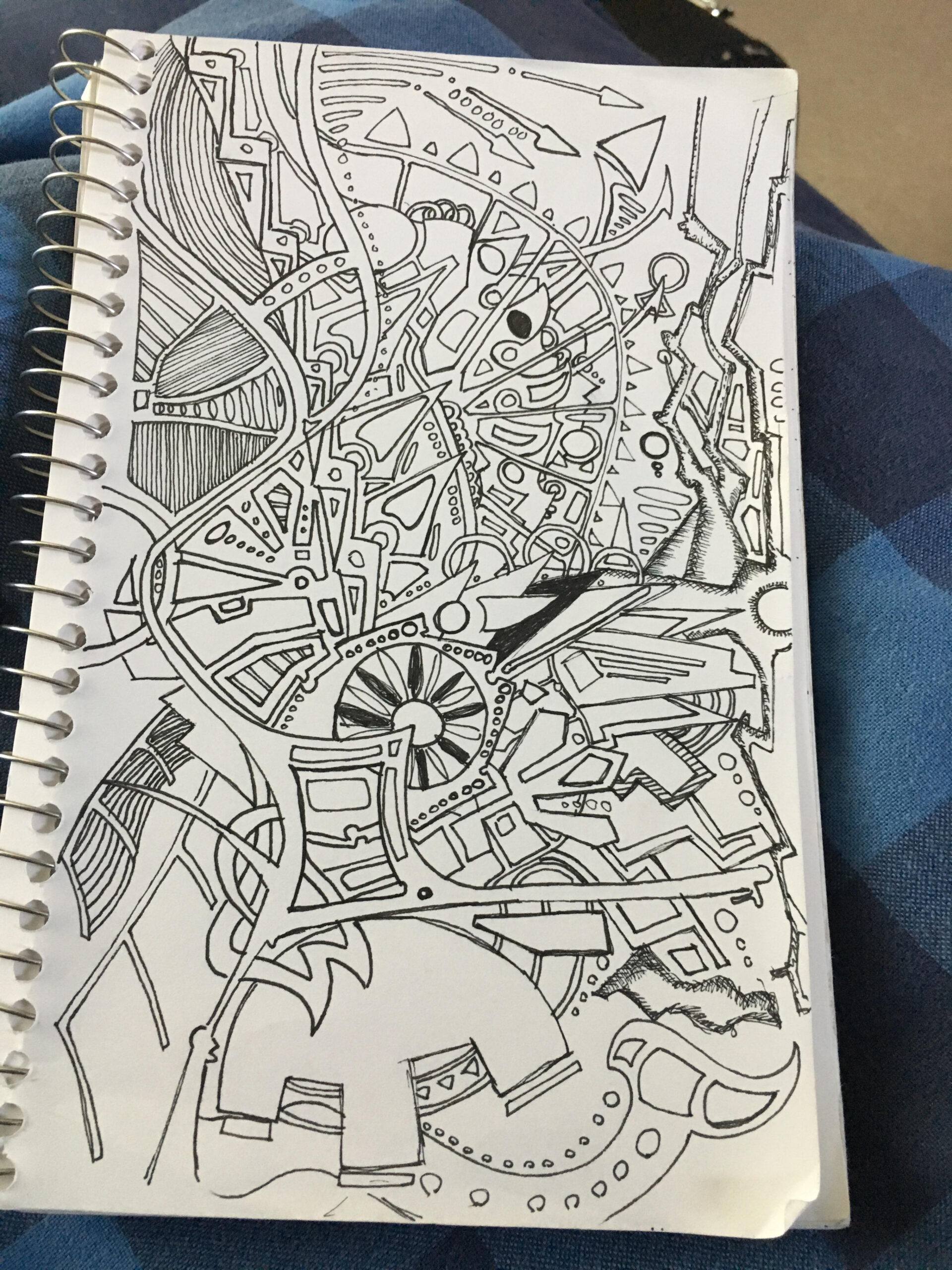 A trippy little drawing : r/doodles