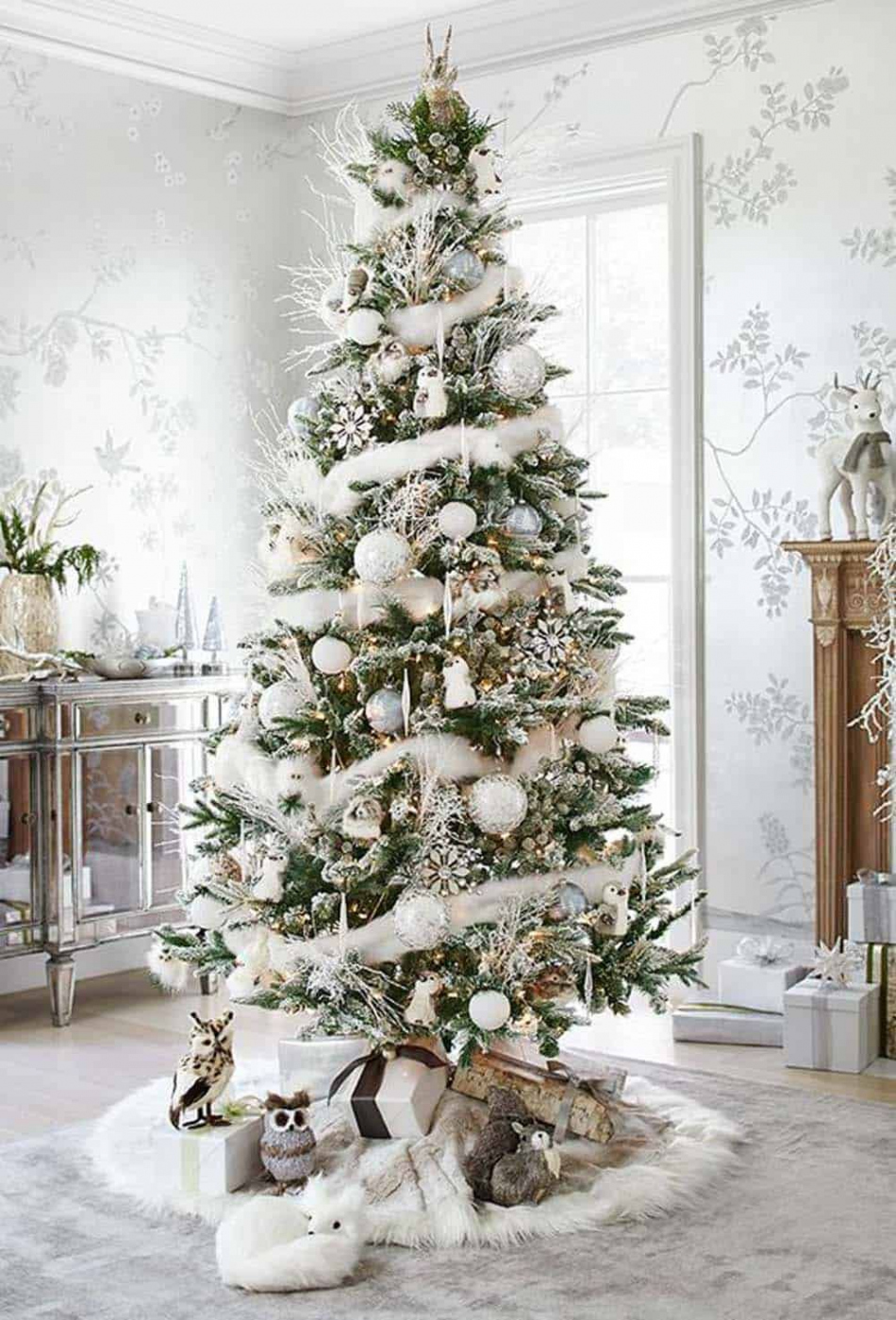 + Absolutely Stunning White Christmas Tree Decorating Ideas