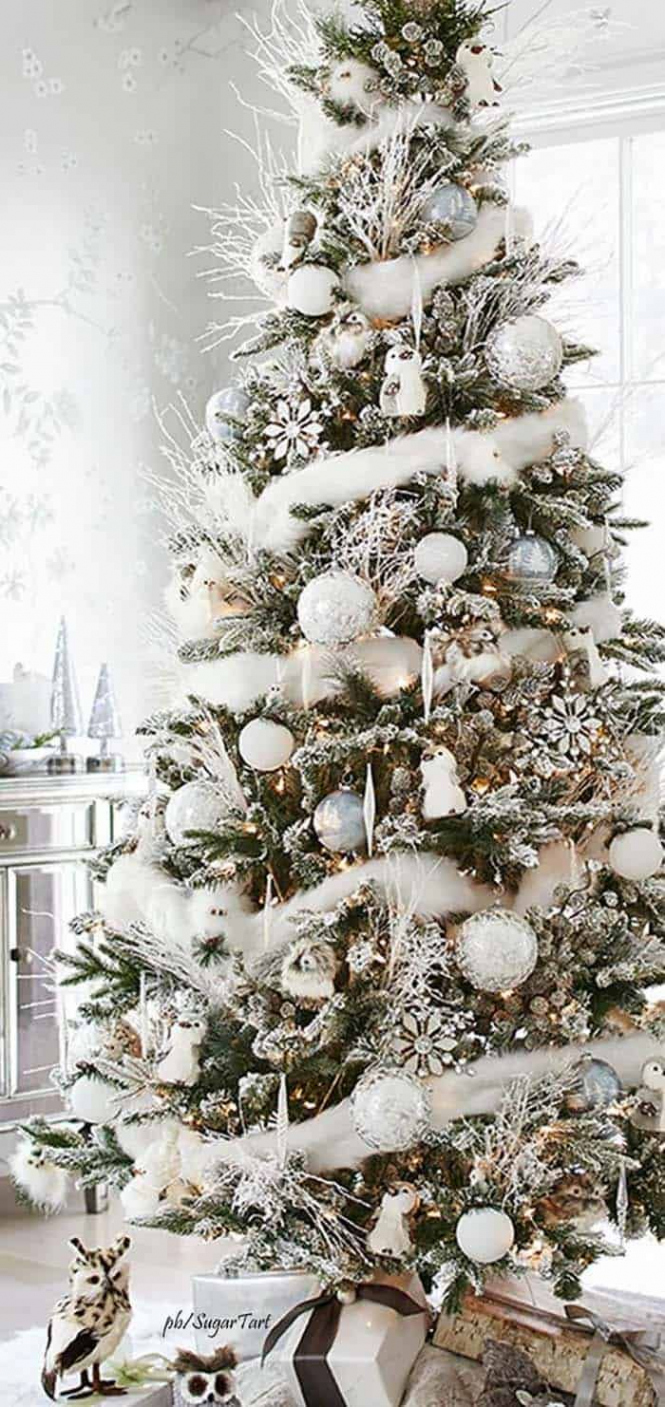 + Absolutely Stunning White Christmas Tree Decorating Ideas