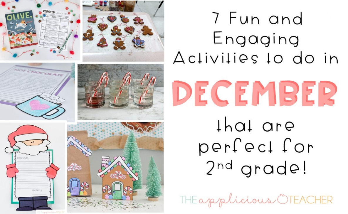 Activities to do in December for nd Grade - The Applicious Teacher