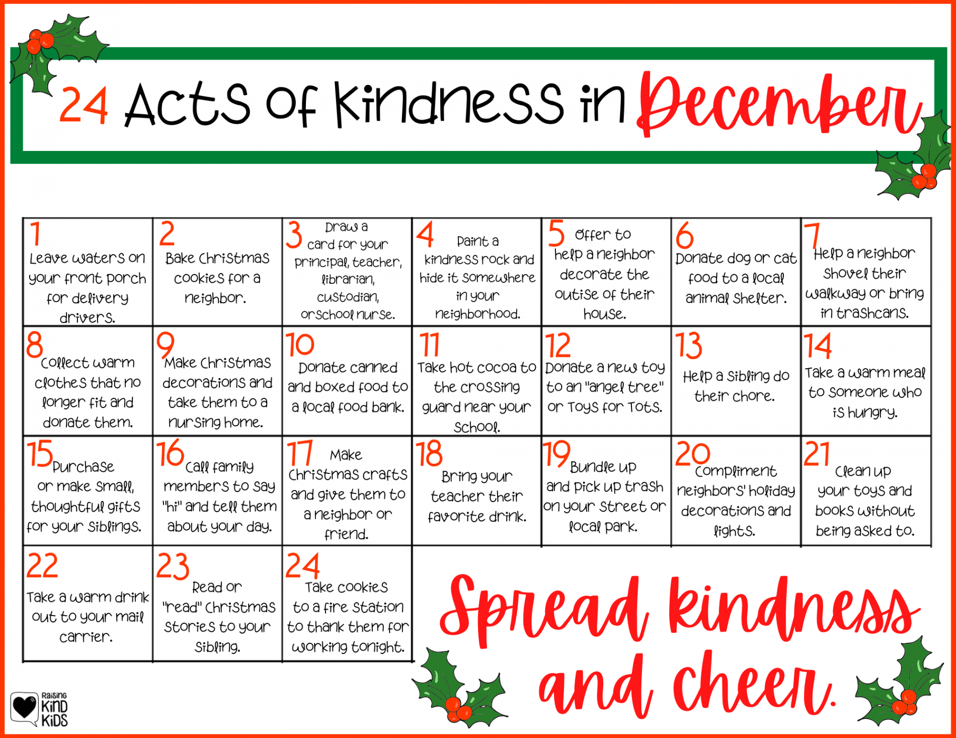 Acts of Kindness in December - Coffee and Carpool