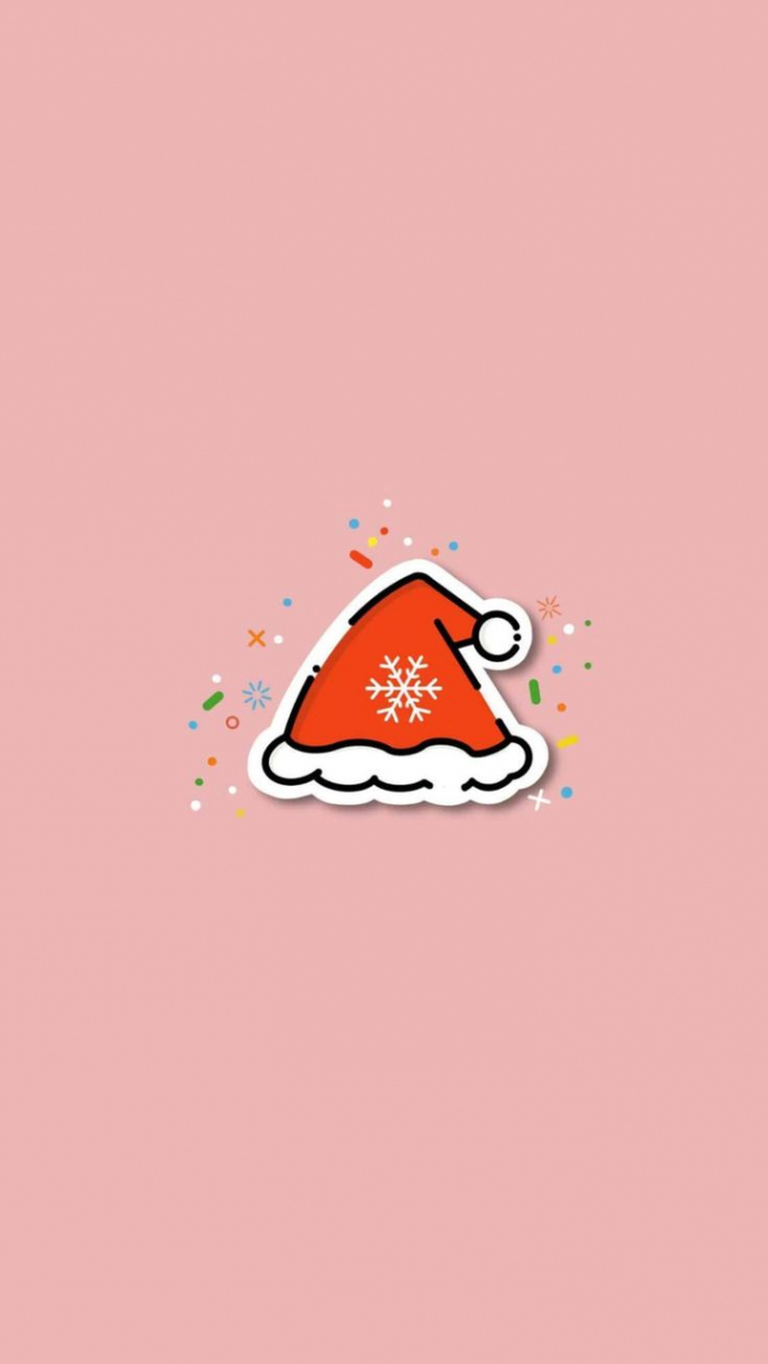 Aesthetic Simple Phone Christmas Wallpapers Free & HD