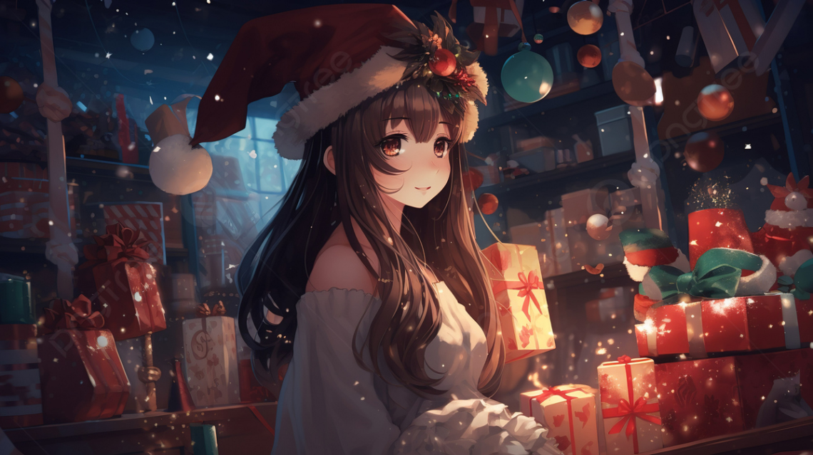 Anime Wallpapers Christmas For Desktop And Mobile Free Background