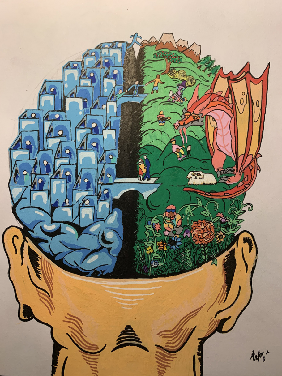 Anthony Gawenda: Left and Right Brain – CPS All-City Visual Arts