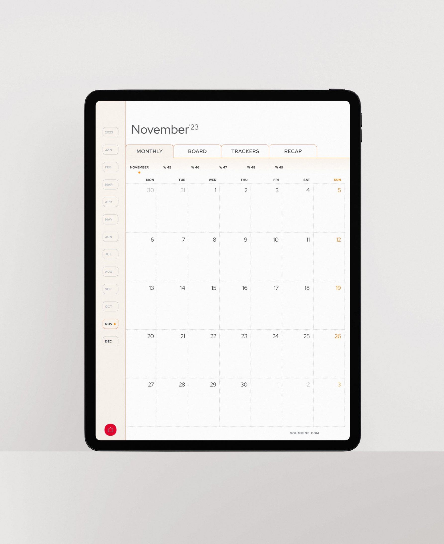 Atlas Planner: Nov—December . Digital Planner for Notability, GoodNotes  apps.