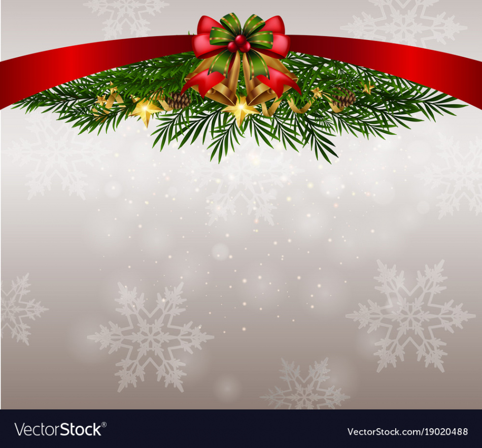 Background theme with snowflakes on christmas Vector Image