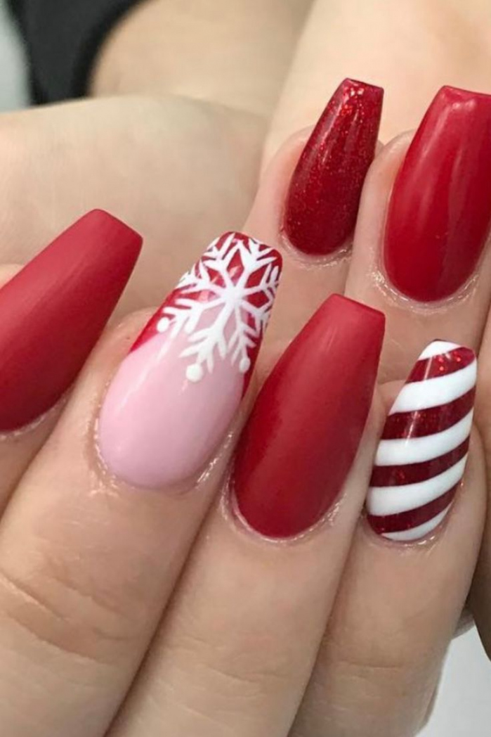 Beautiful Christmas Nail Designs You Need To See  Xmas nails