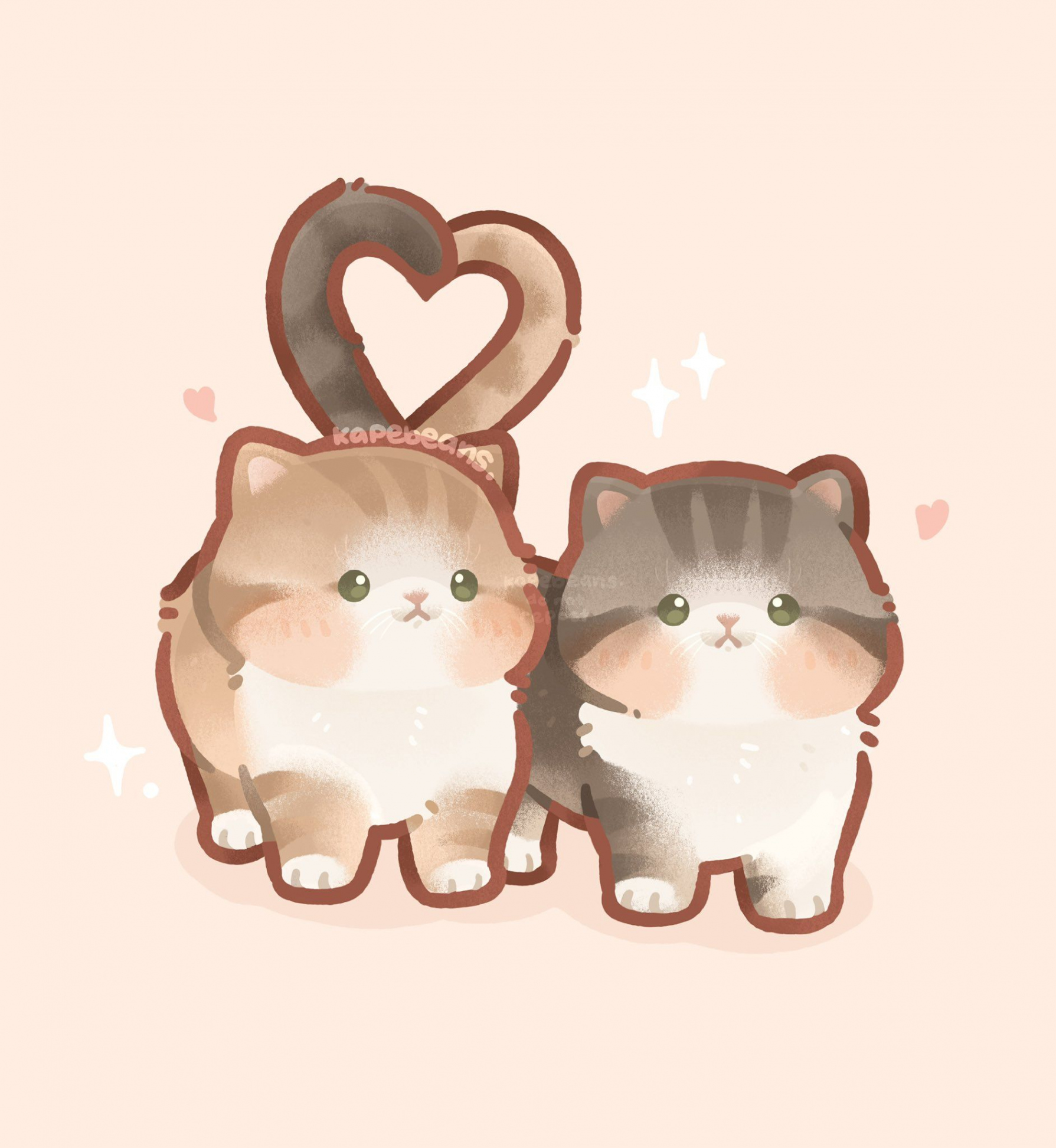 bib 🐥☕️ on Twitter  Cute cat drawing, Cute animal drawings