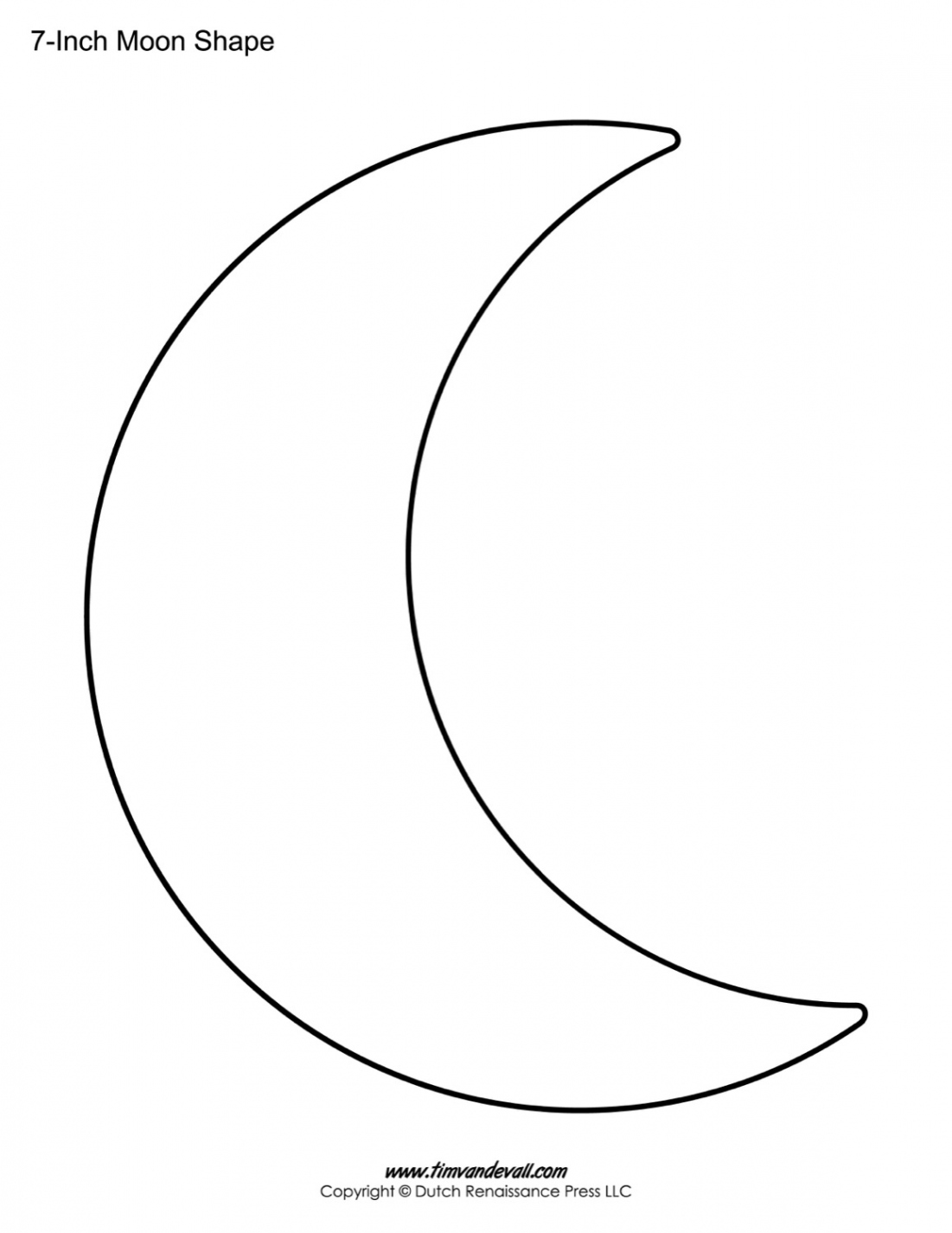 Blank Moon Templates – Tim