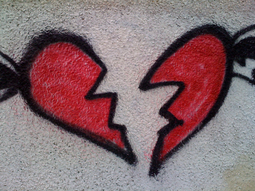 broken heart graffiti detail  Marcia  Flickr