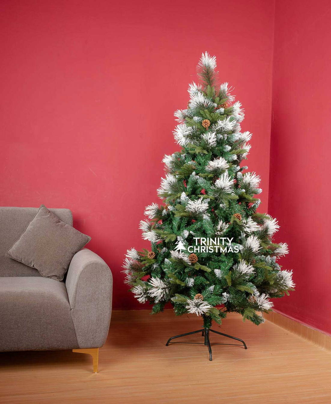 Buy Barrington Pine Christmas Tree  Feet Online  Snow Tree