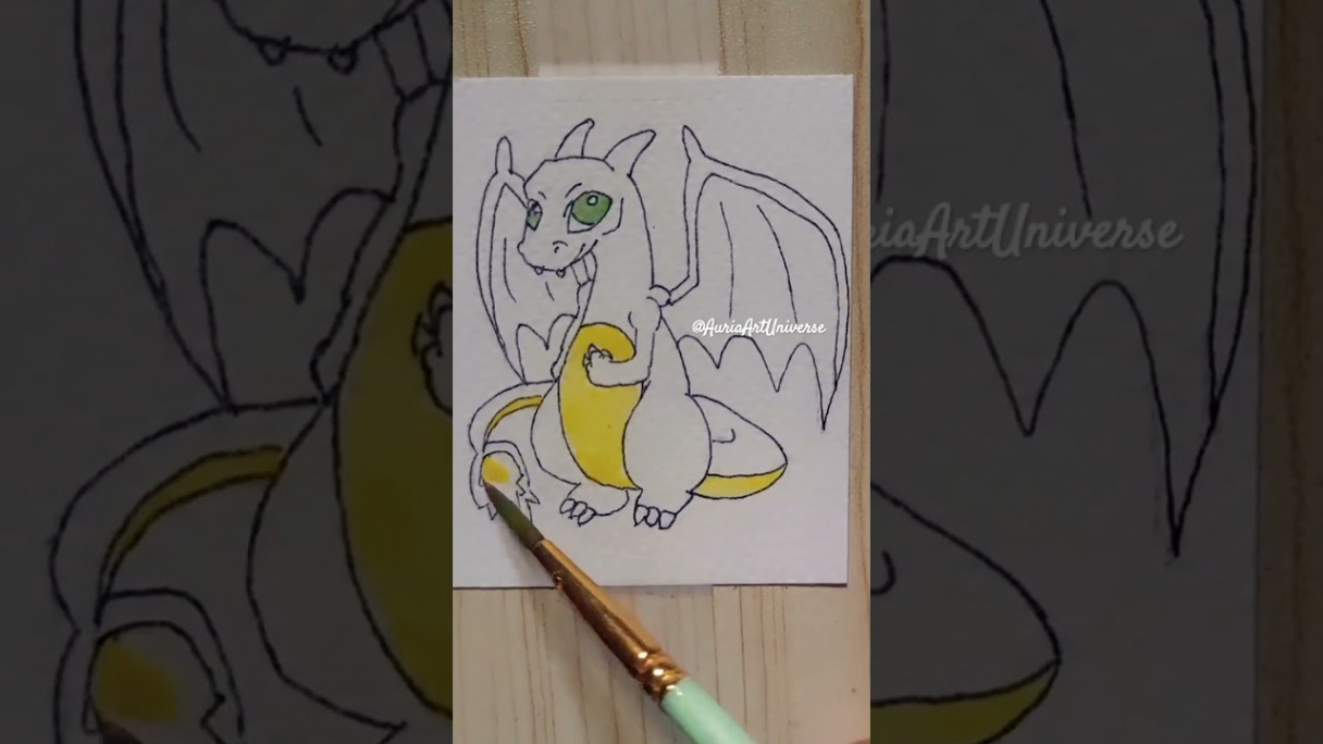 Charizard × Jungwon  Pokemon x Enhypen  How to paint Charizard