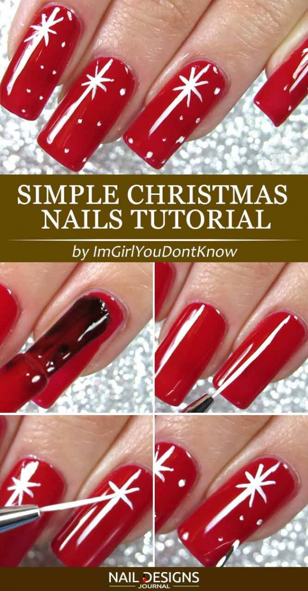 Charming Christmas Nail Art Ideas You