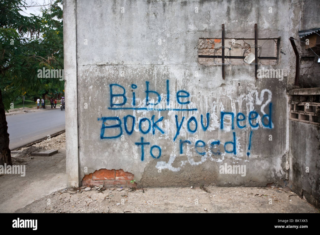 Christian graffiti hi-res stock photography and images - Alamy