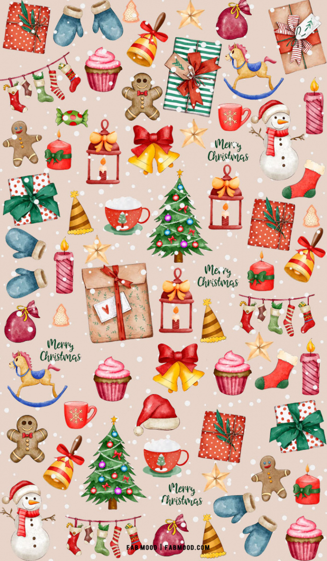 + Christmas Aesthetic Wallpapers : Vintage Christmas Item