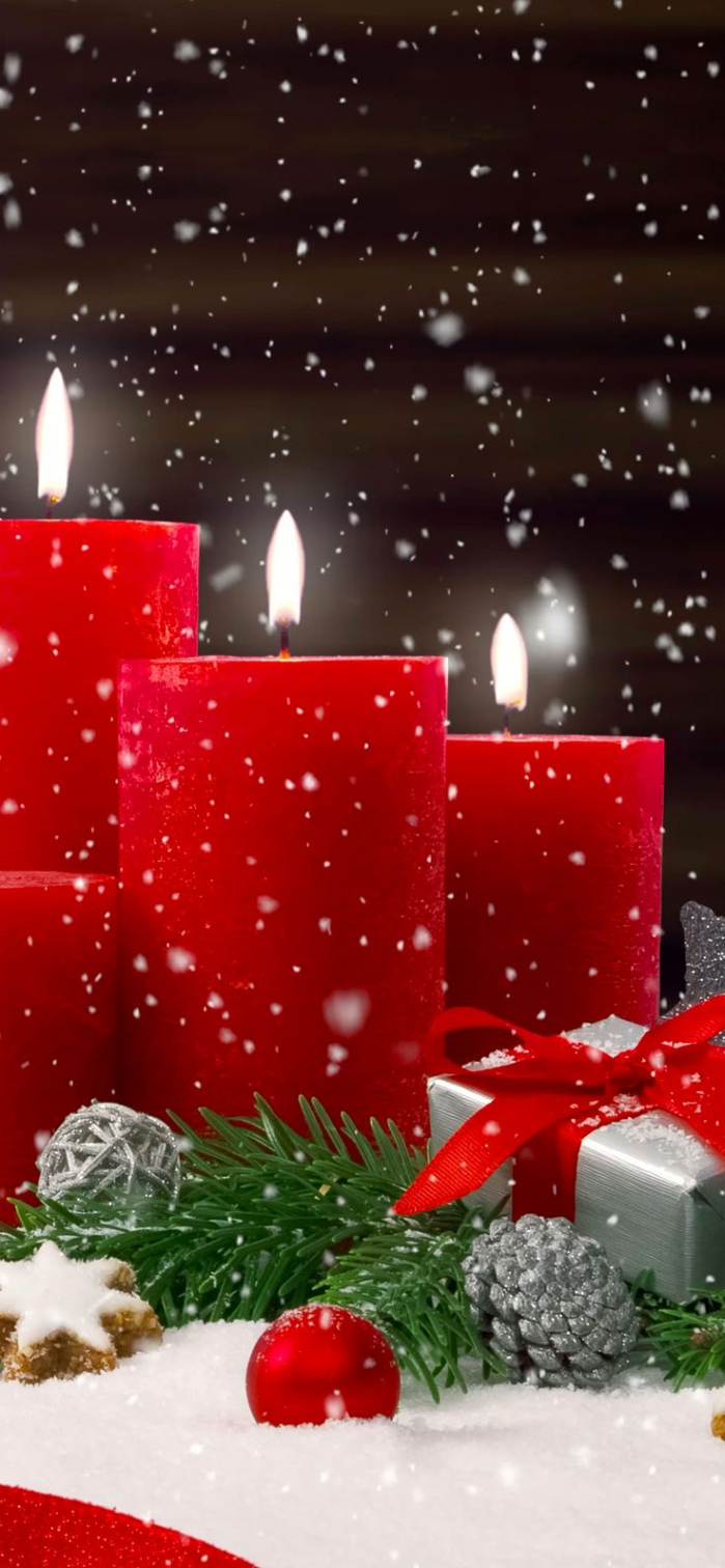 Christmas Candles  LIVE Wallpaper  Christmas wallpaper android