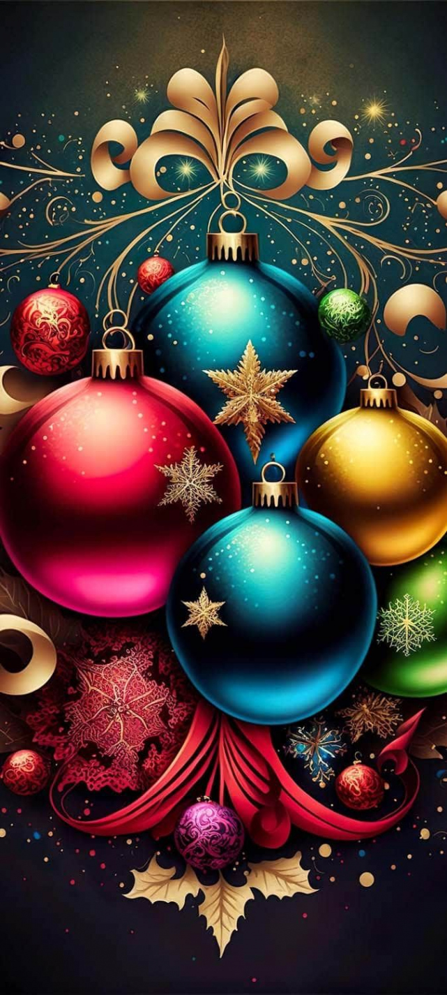 Christmas Decoration IPhone Wallpaper HD - IPhone Wallpapers