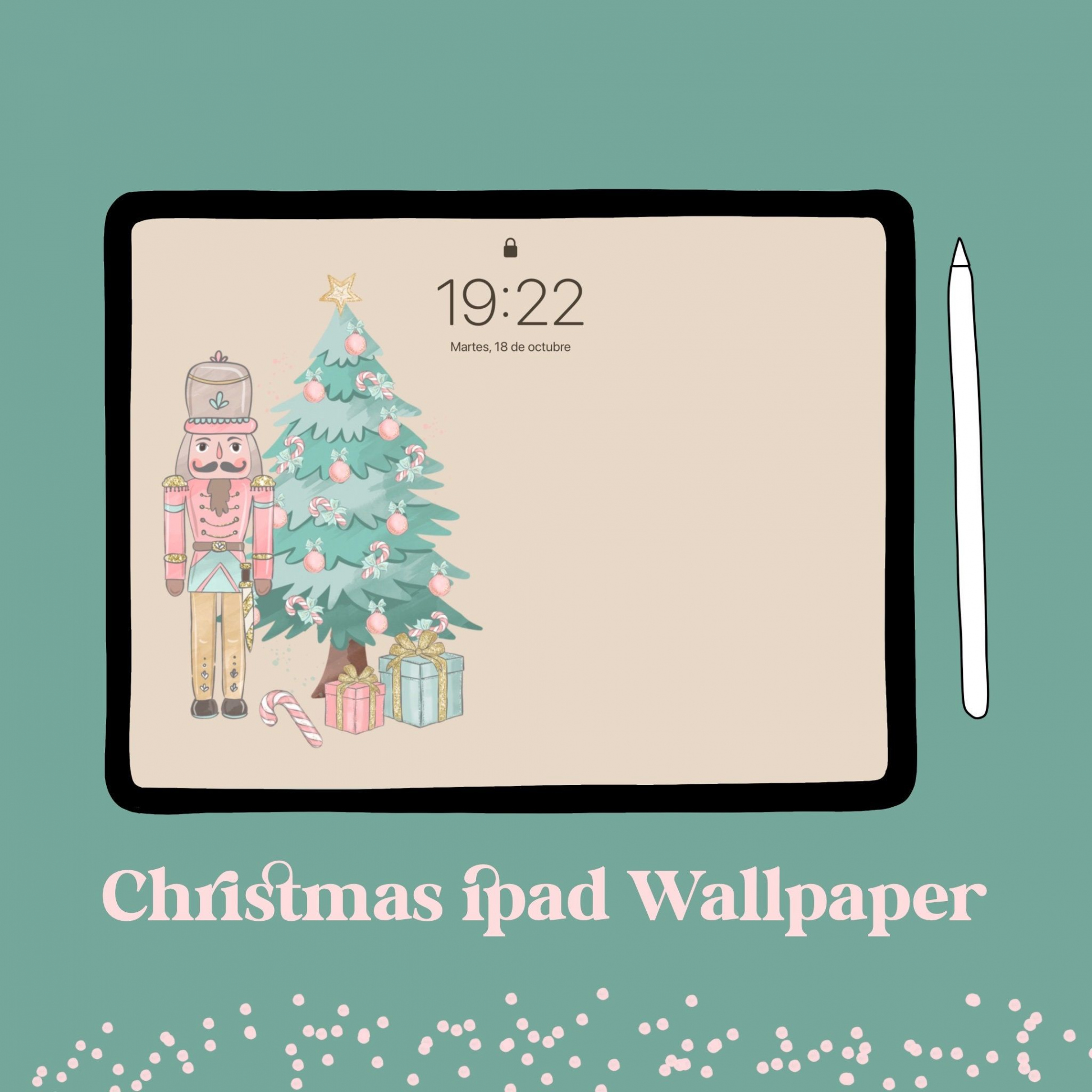 CHRISTMAS iPad Wallpaper Christmas iPad Background - Etsy  Fondo