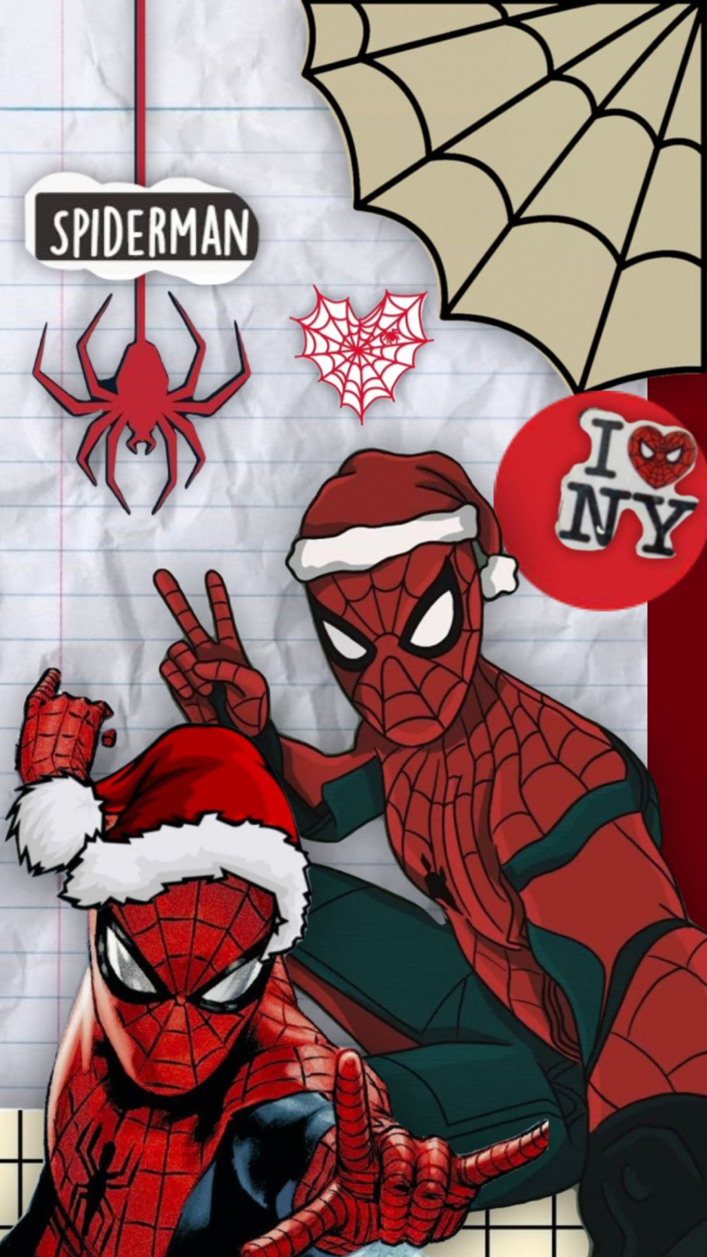 christmas spiderman #marvel #spiderman #peterparker #christmas