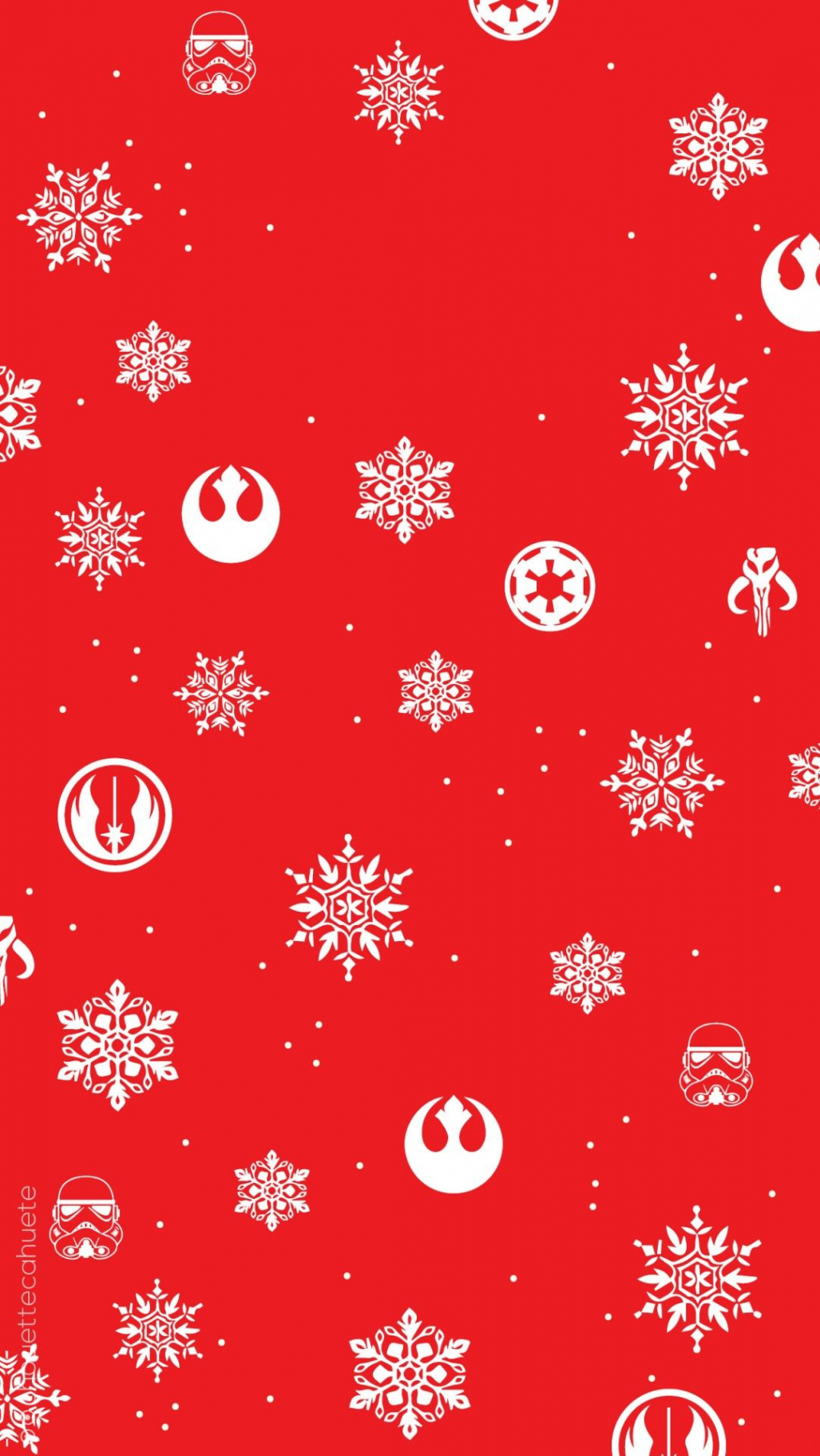 Christmas star wars  Star wars wallpaper iphone, Star wars