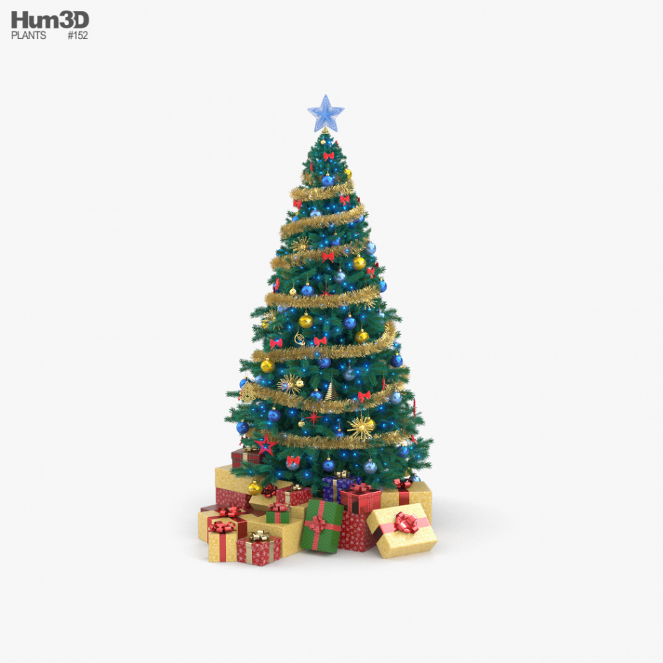 Christmas Tree D model - Download Furniture on DModels