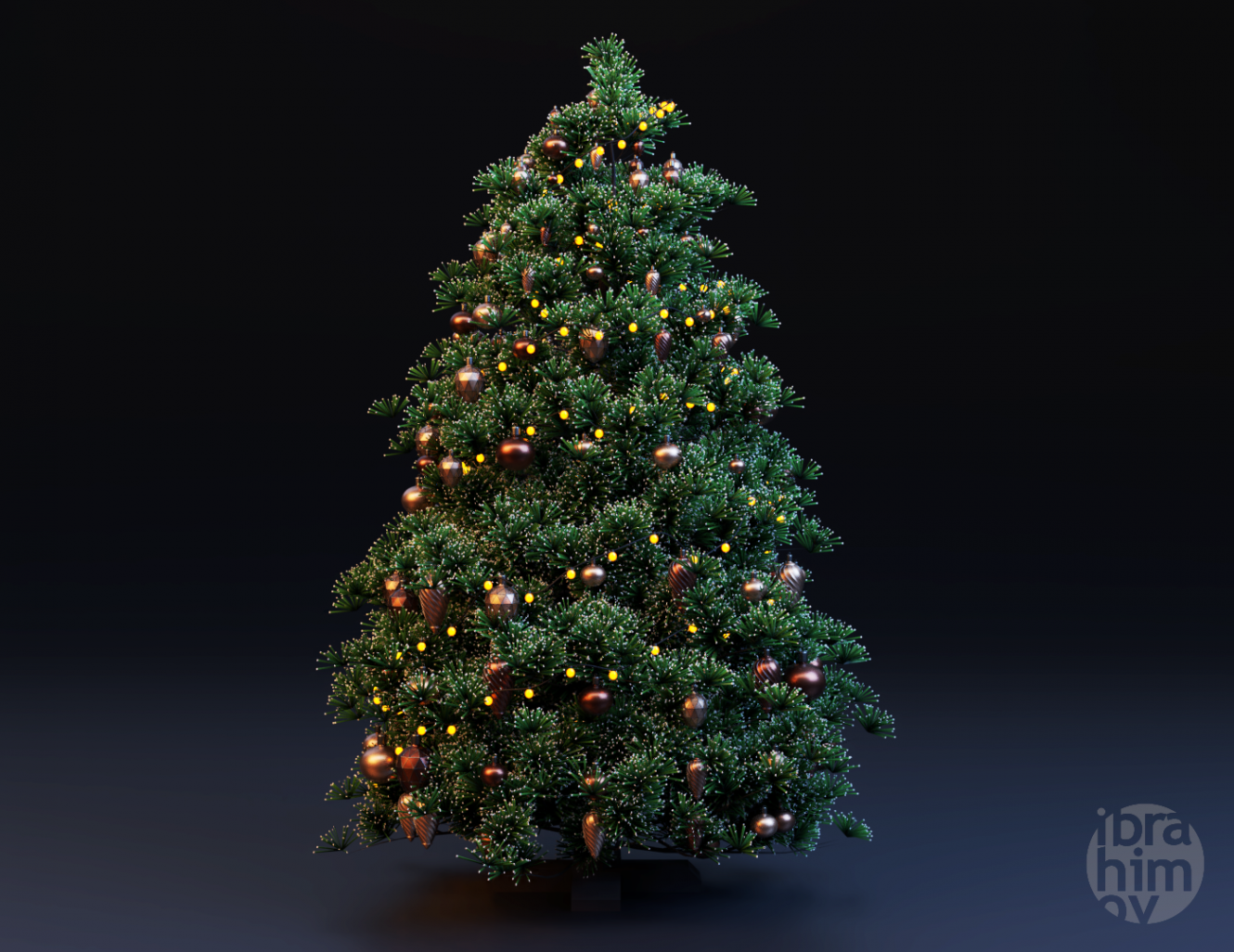 christmas tree D-Modell