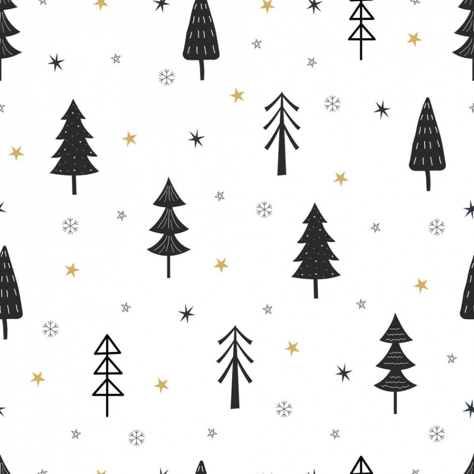 Christmas Tree Pattern Vector Art, Icons, and Graphics for Free