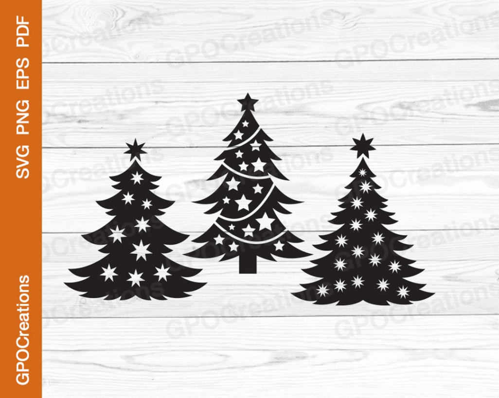 Christmas Tree SVG Christmas Trees SVG Merry Christmas SVG - Etsy