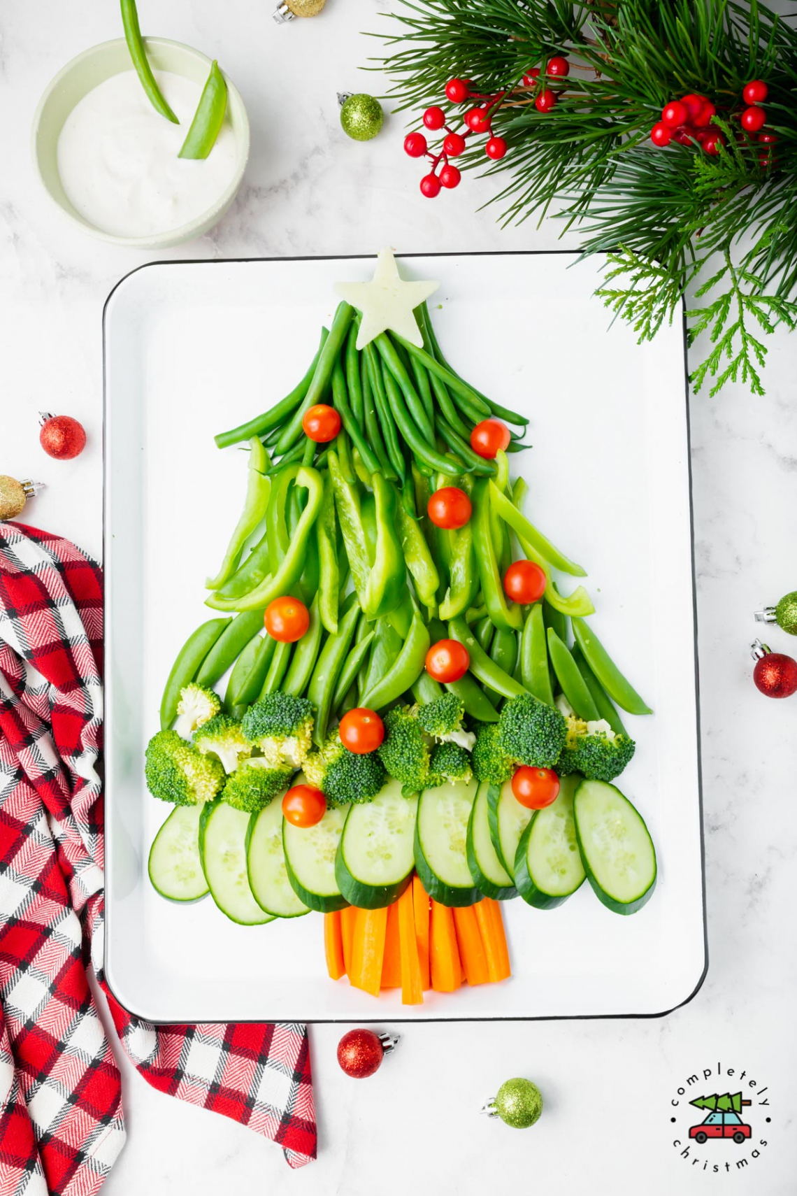 Christmas Tree Veggie Tray