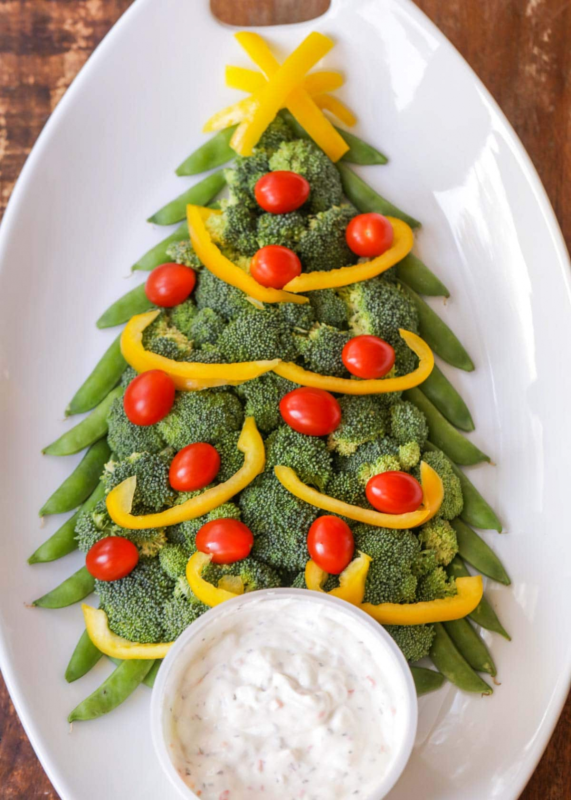 Christmas Veggie Tray Recipe