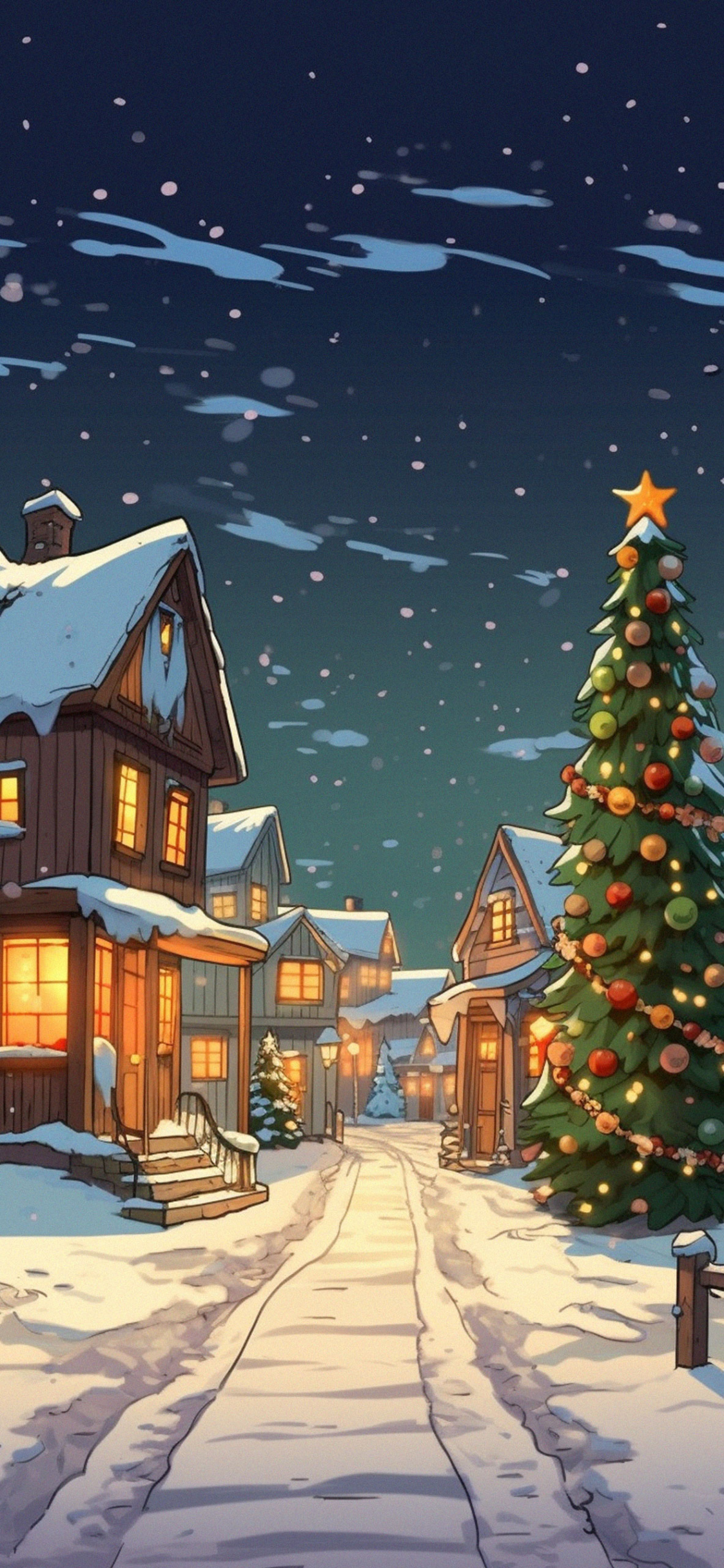 Christmas Village Beautiful Wallpapers - Best HD Winter Wallpapers