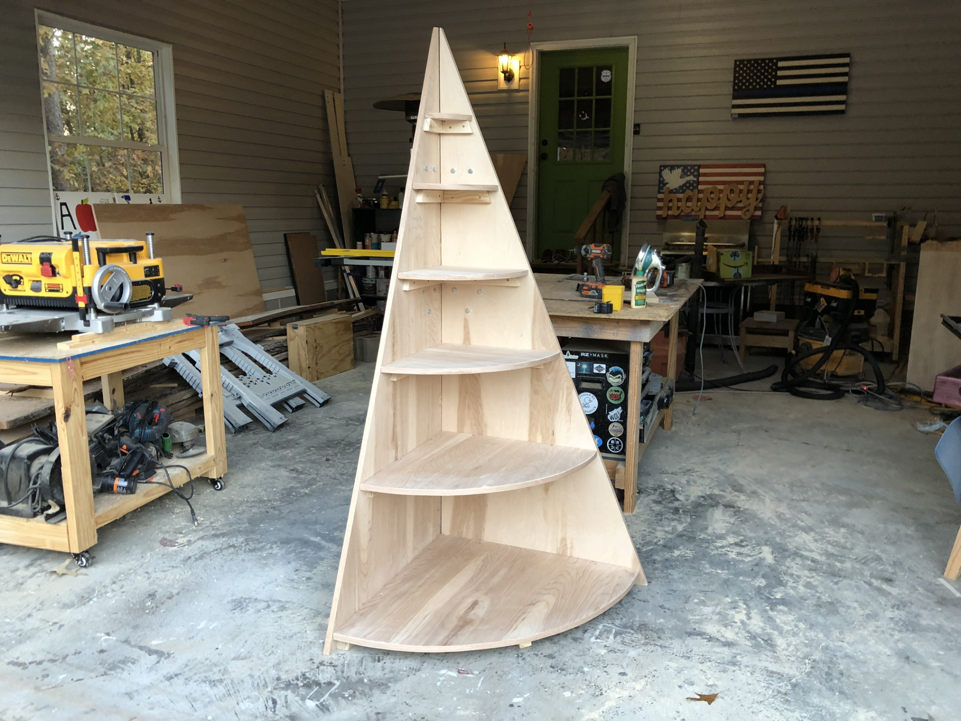 Christmas Village Display Tree —  Woodworks