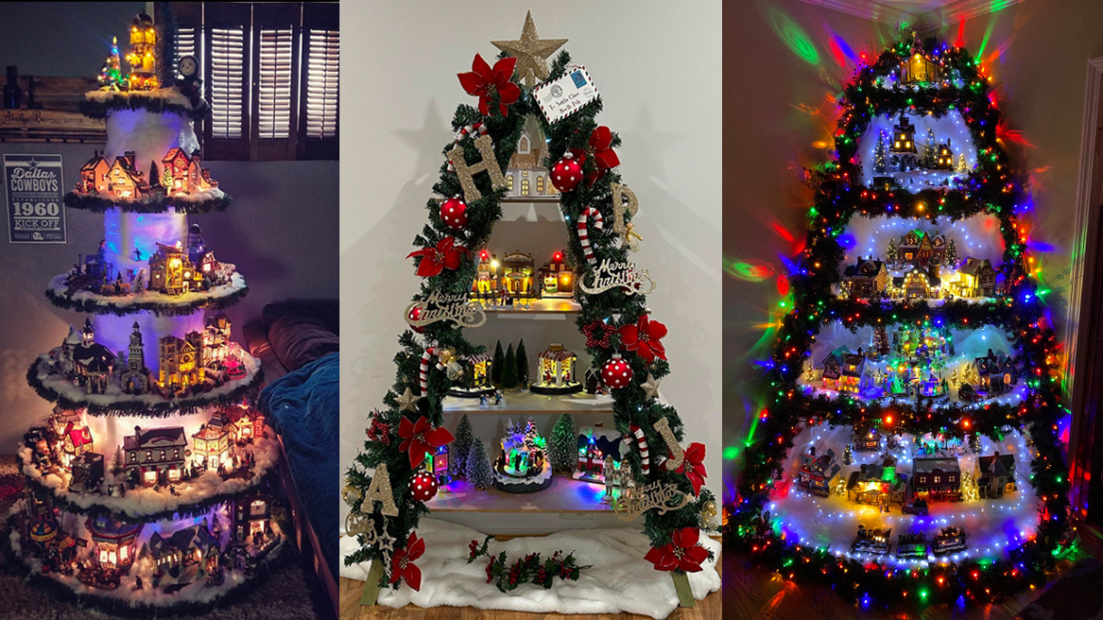 + Christmas Village Tree Display Ideas Worth Your Home Décor