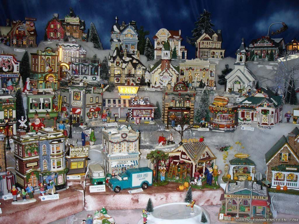 Christmas Village Wallpaper Widescreen Hd Background Wallpaper